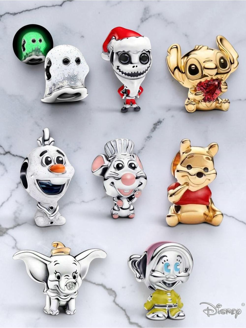 Disney 925 sterling silver Character Charm ( pick yours)